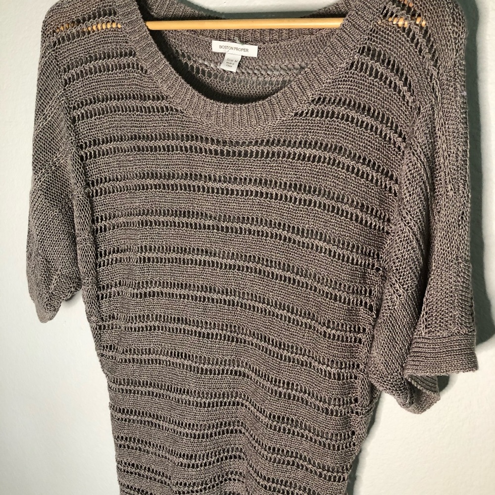 Boston Proper Macrame Style Tunic - image 3